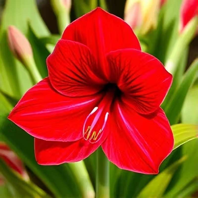 yas6.ir گل آمارلیس قرمز